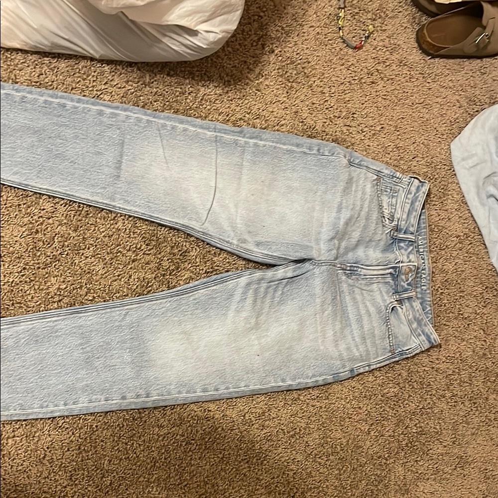 American Eagle Outfitters Blue Straight Leg Jeans